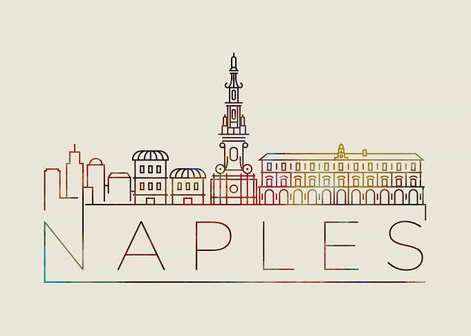 Naples Thin Line City