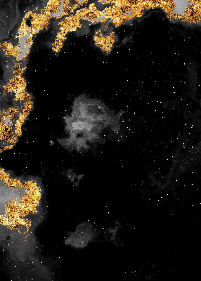 100 Starry Nebulas B and W