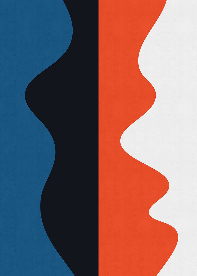 Blue and red VIII