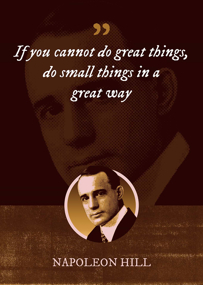 If you cannot do great
