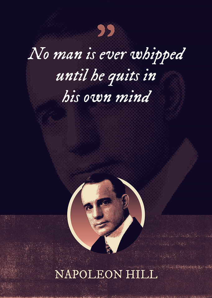 No man is ever whipped