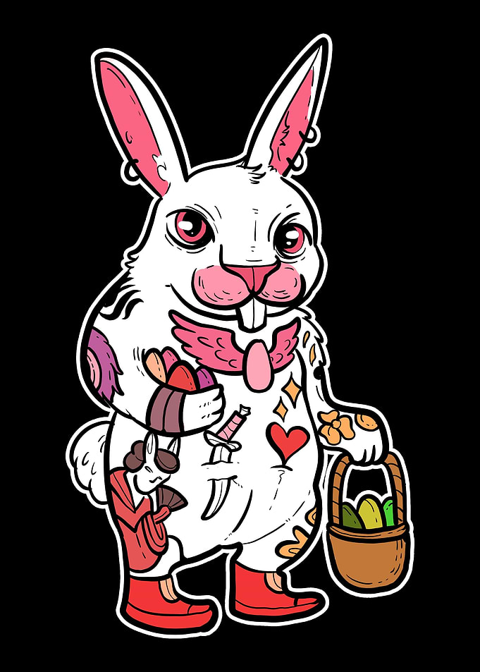 Easter Bunny Tattoo Tattoo