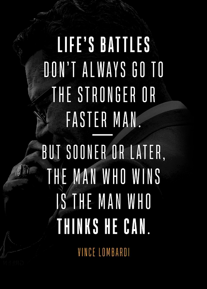 The man who thinks he can