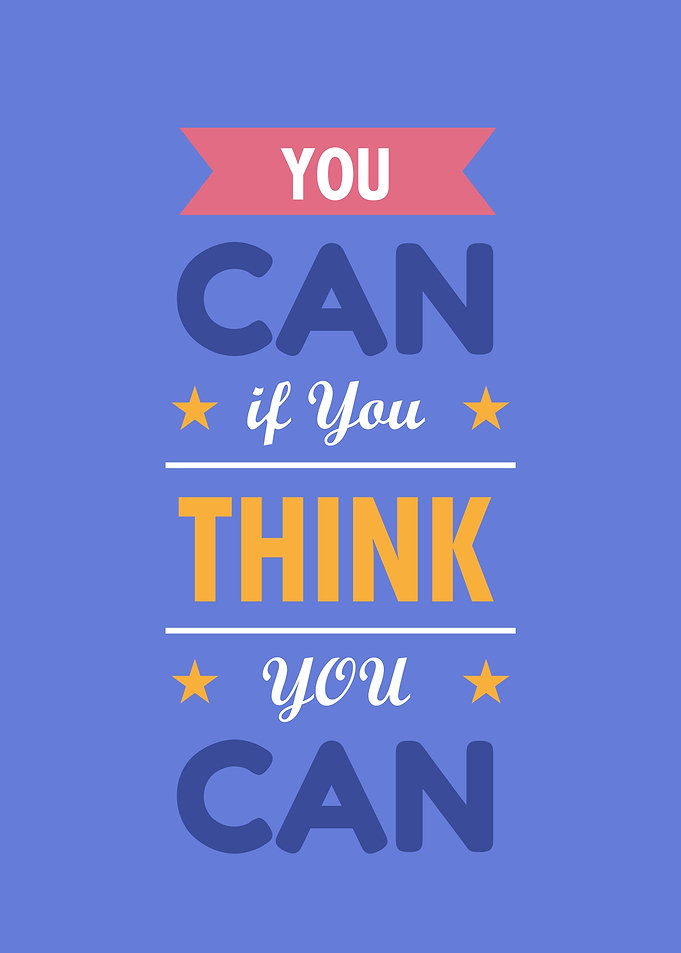 You Can Quotes Navy Blue
