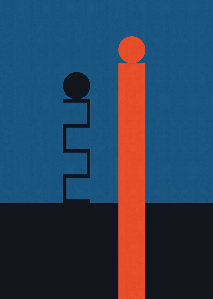 Blue and red III