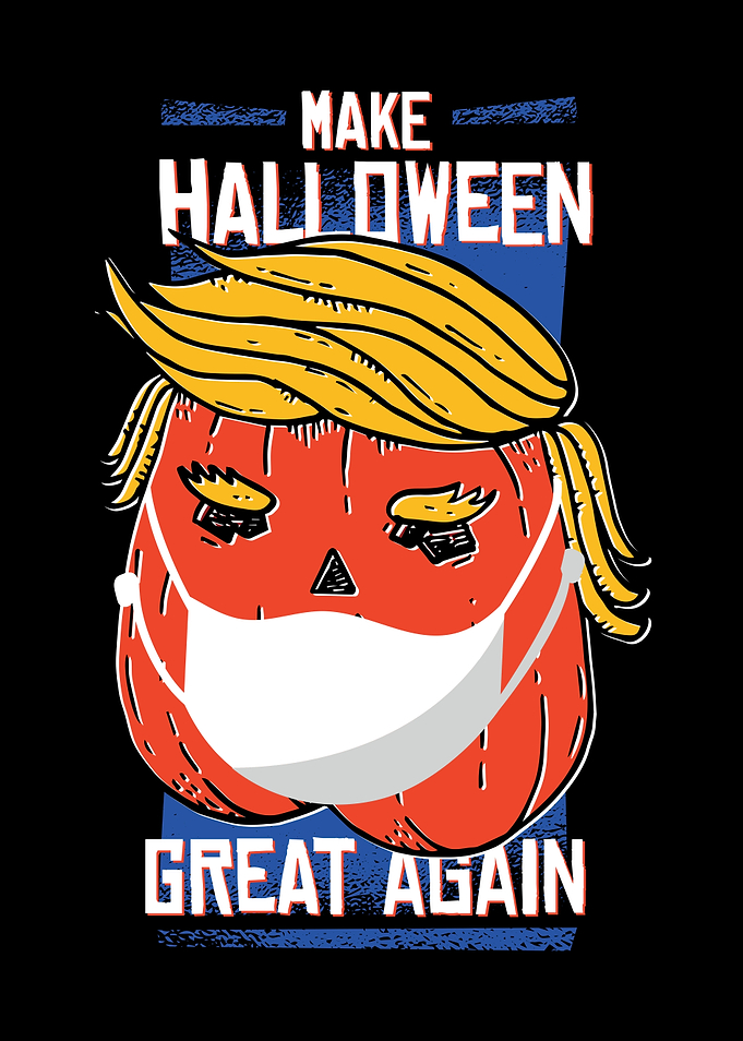 Halloween Trumpkin mask