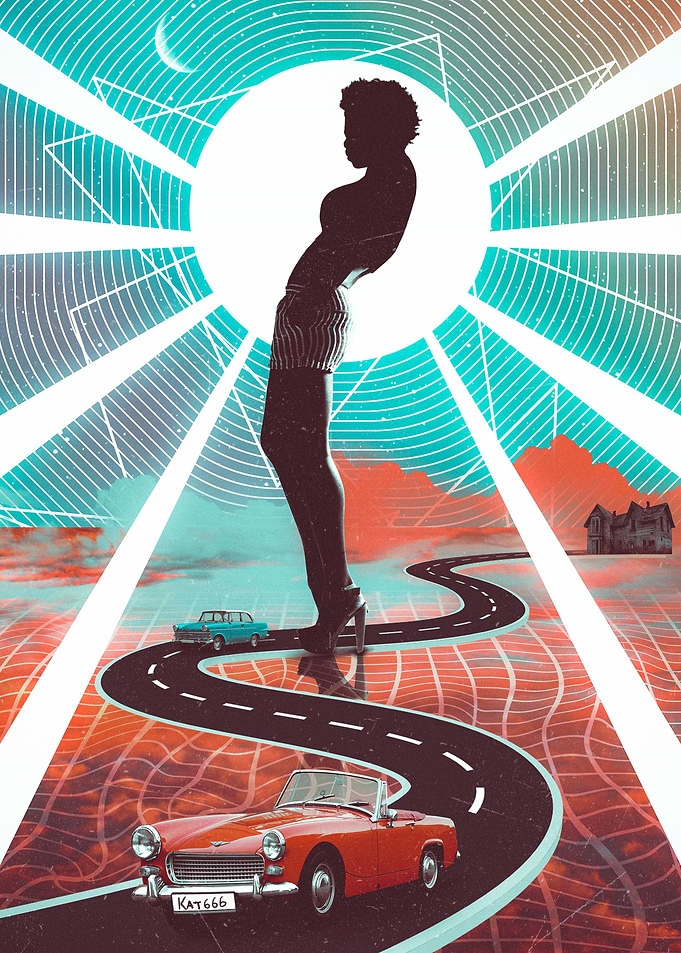 Retro woman