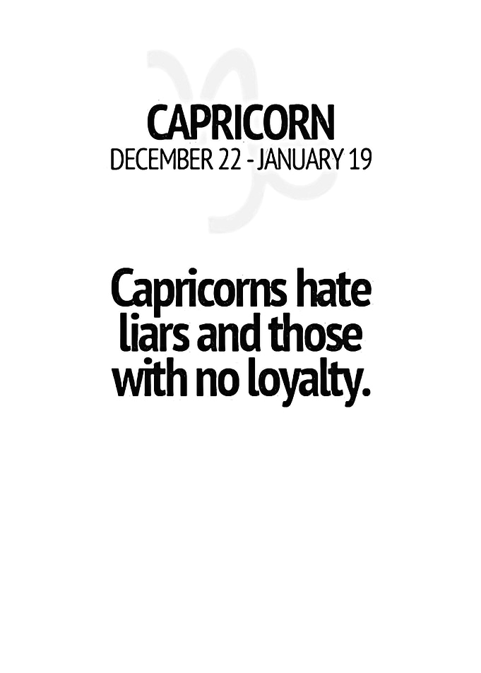 capricorn poster