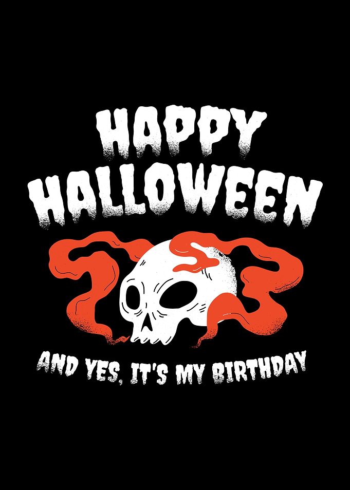 Birthday on Halloween Gift