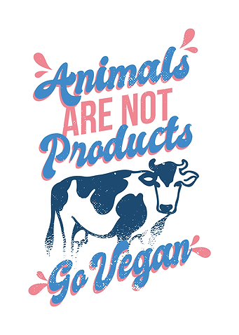 No Milk No Dairy Go Vegan