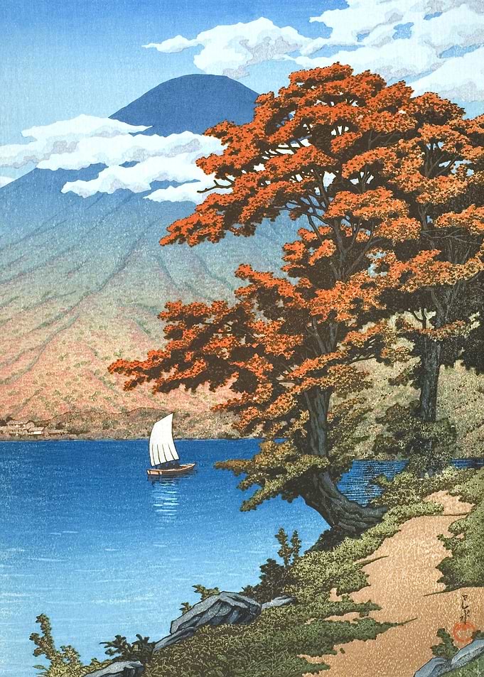 Ship In Lake Chuzenji