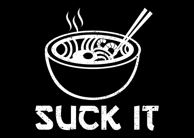 Suck It Ramen Anime Girl