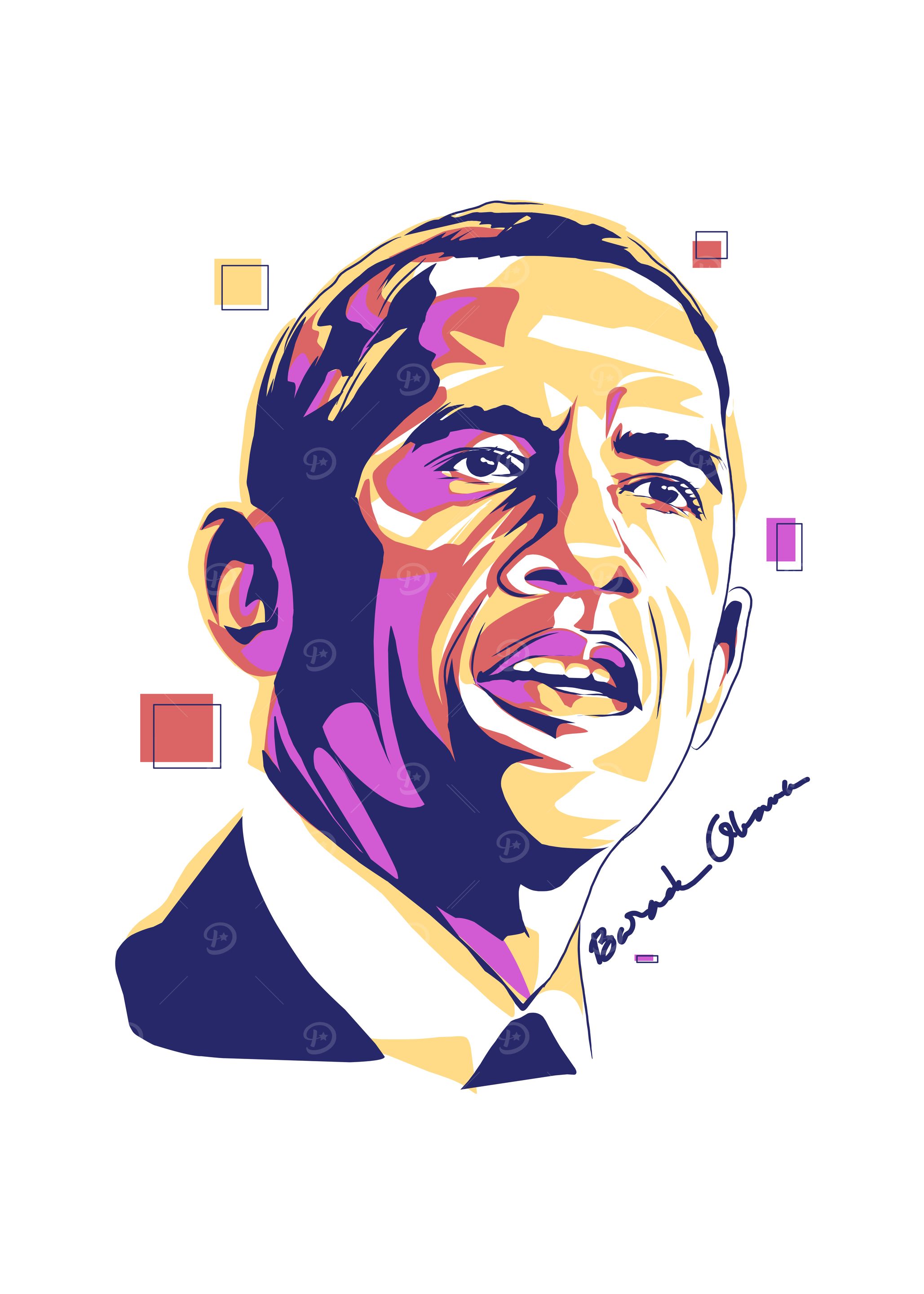 barack obama pop art