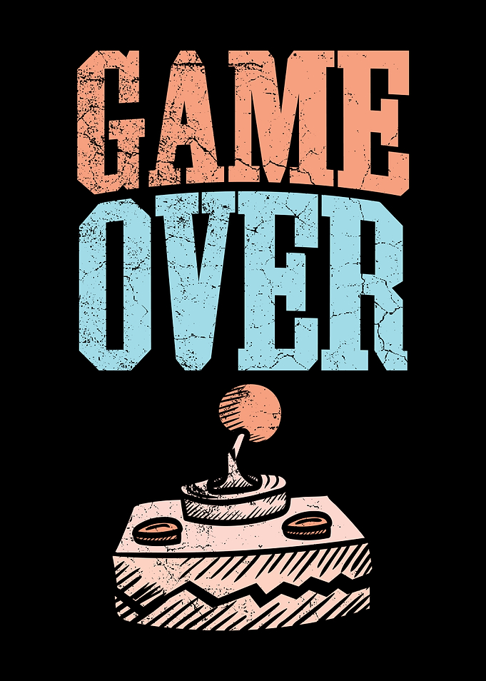 Game Over Playing Retro