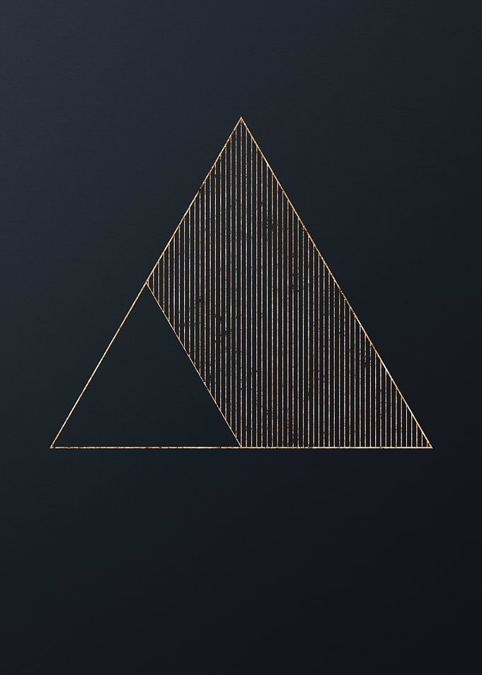Gold Geometric Glyph