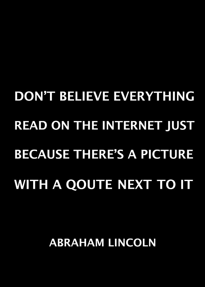 Abraham Lincoln Qoute