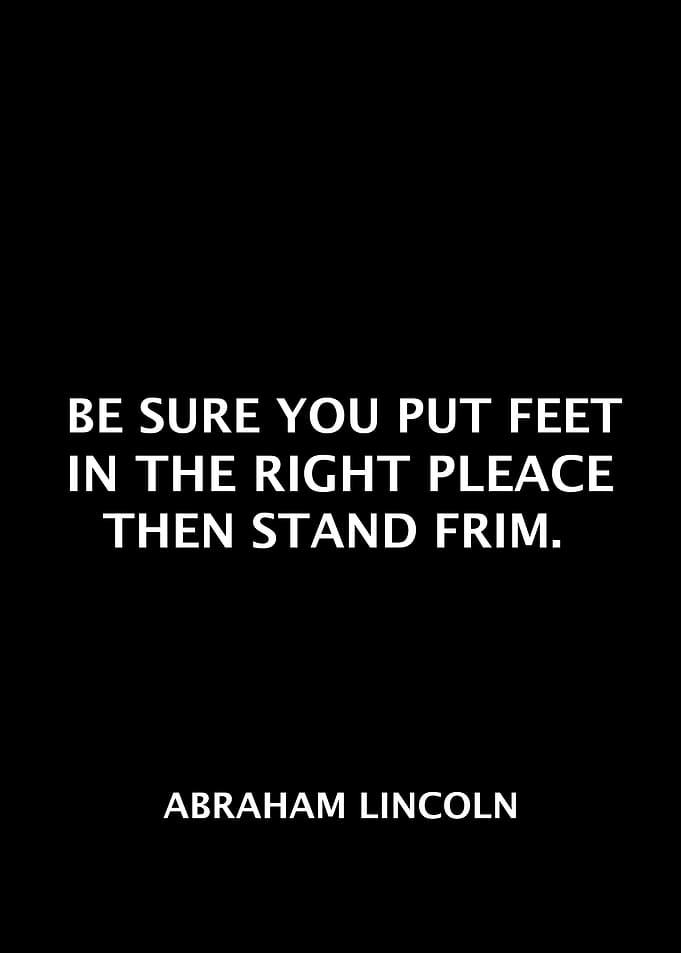 Abraham Lincoln Qoute
