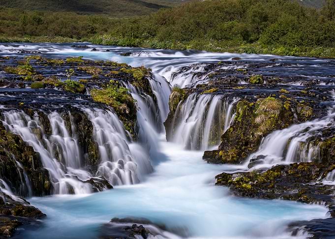 Bruarfoss Waterfall