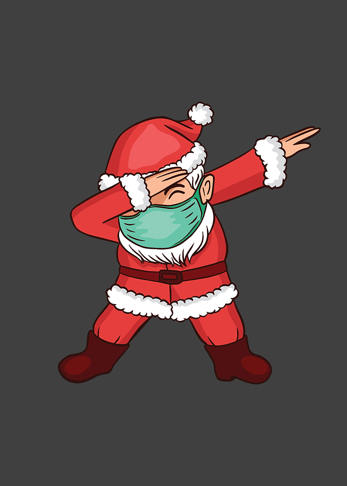 Dabbing Santa Christmas