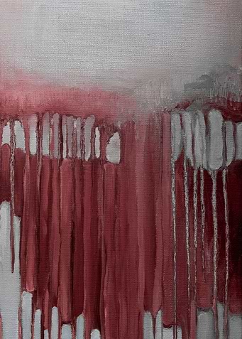 Red gray abstract