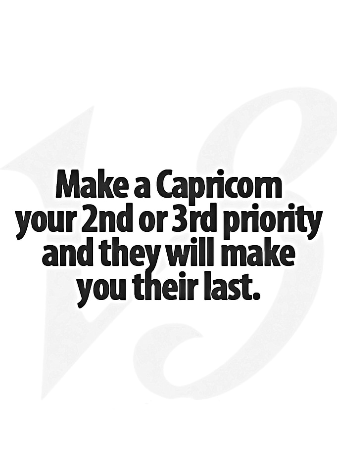 capricorn poster