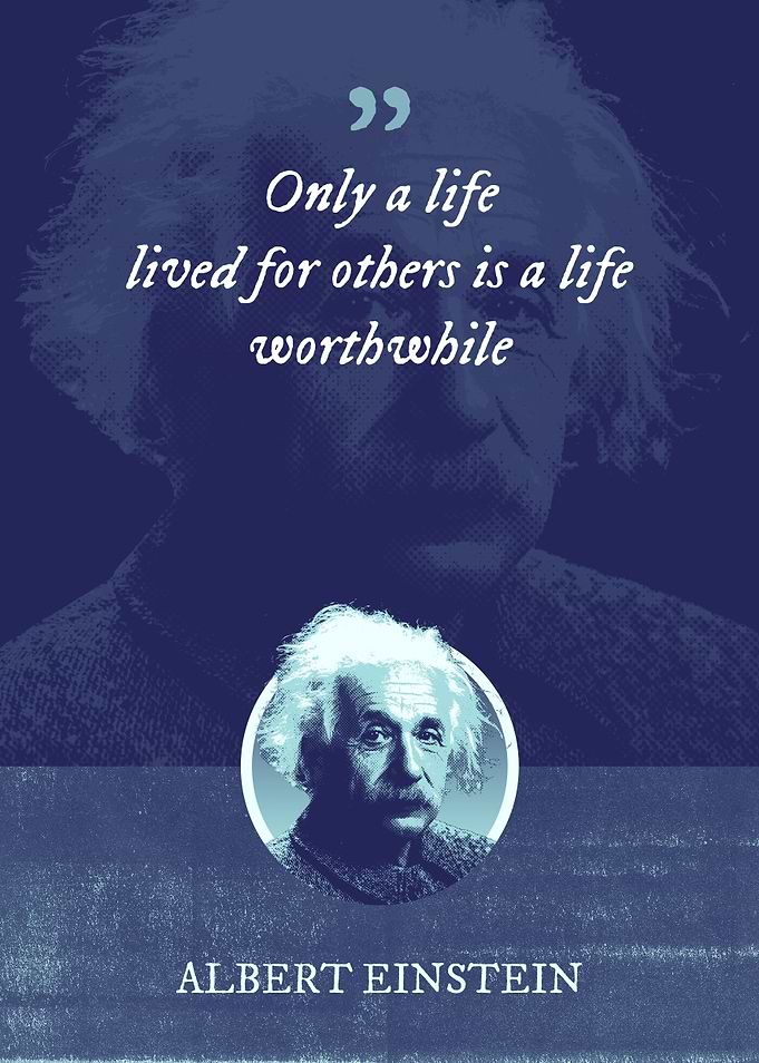 Only a life lived for
