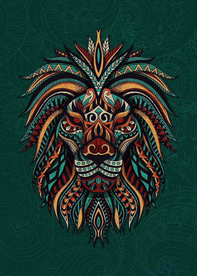 Mandala Lion