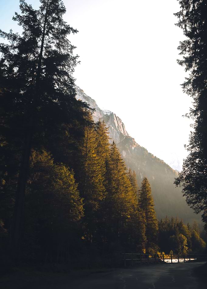 Sunset in the Swiss Alps