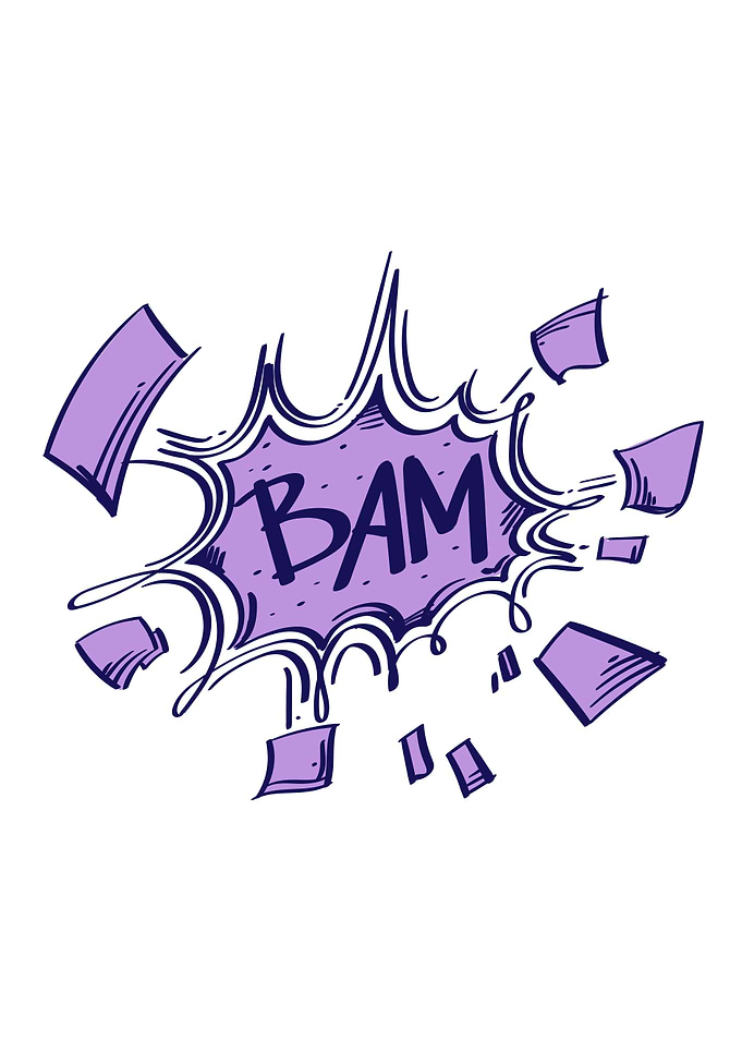 Purple BAM Sound Effect
