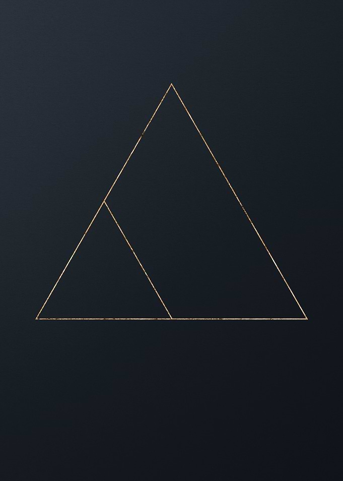 Gold Geometric Glyph