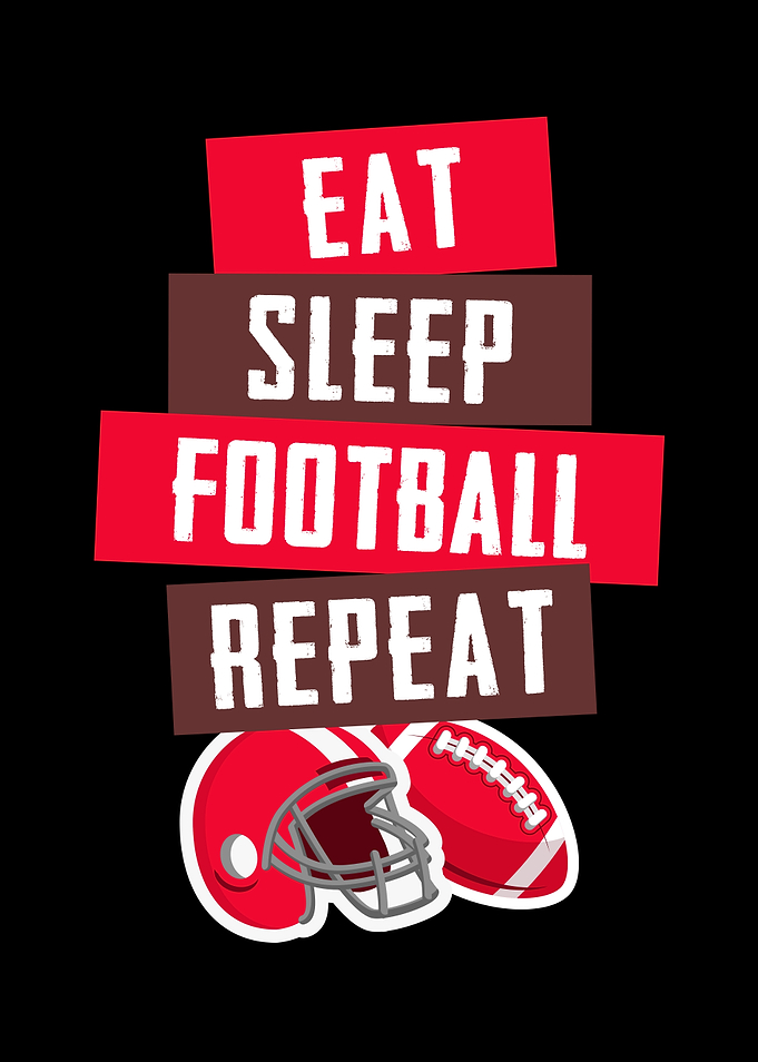 Eat Sleep Football Repeat