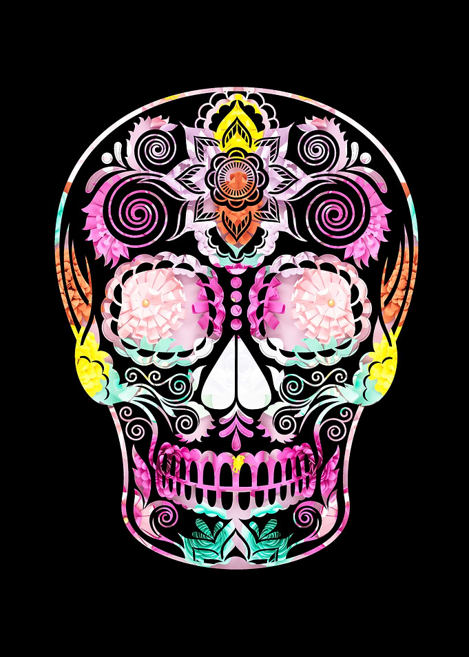 Sugar Skull Origami