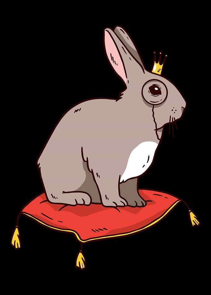 Bunny with a great present