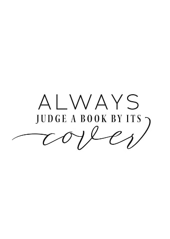 Judge A Book by its Cover