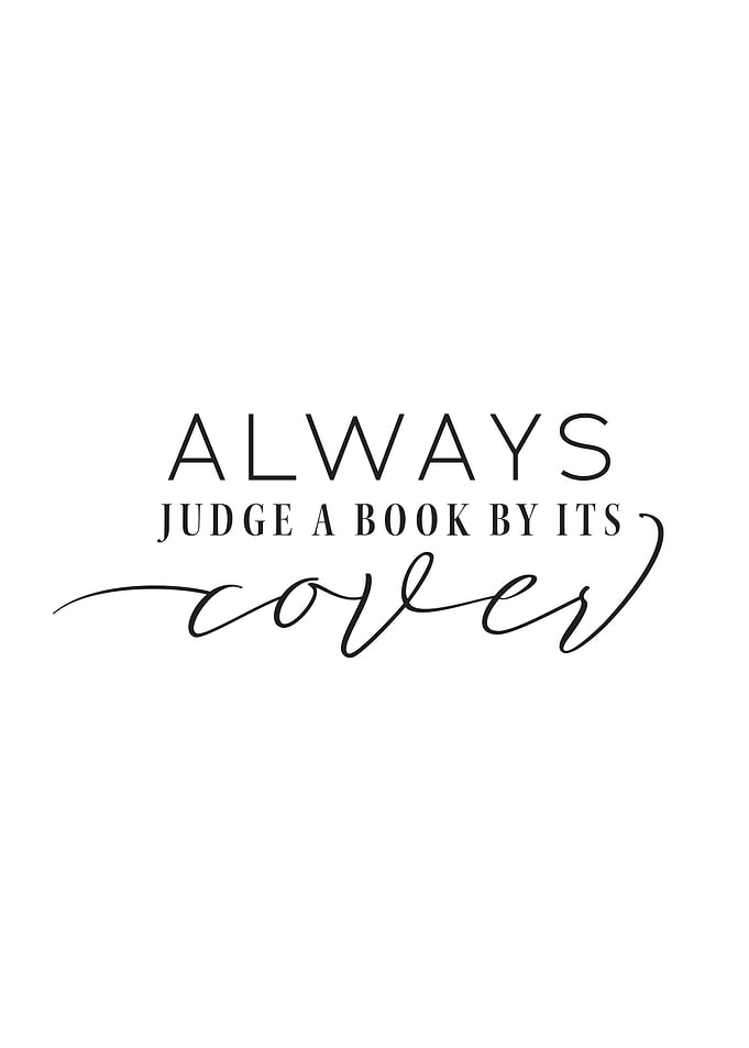 Judge A Book by its Cover