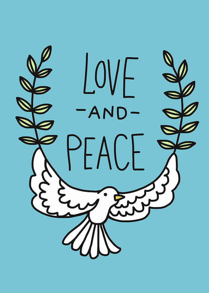 Love and Peace pigeon