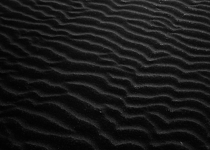 Black Sand Artwork Poster