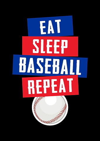Eat Sleep Baseball Repeat