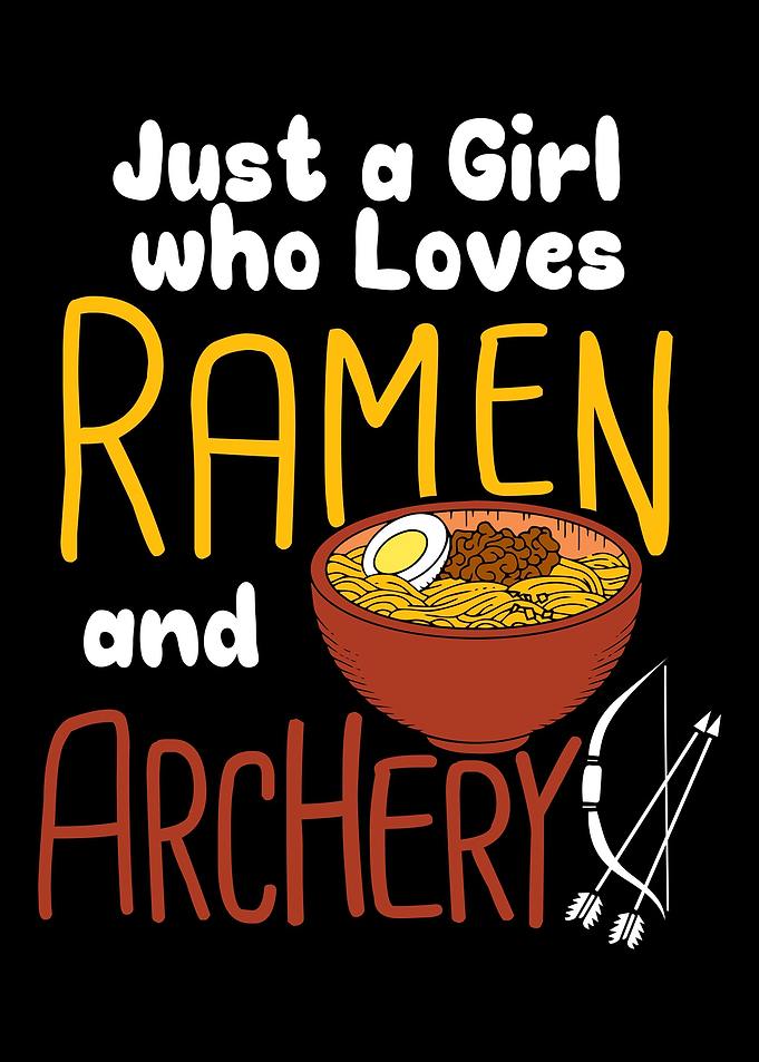 Girl ramen noodles archer