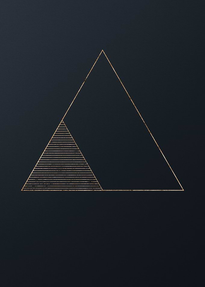 Gold Geometric Glyph