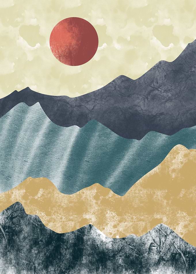 Abstract mountain