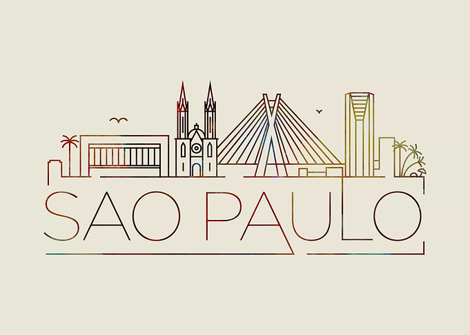 Sao Paulo Thin Line City