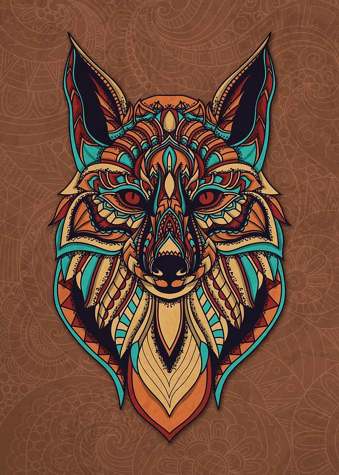 Mandala Fox
