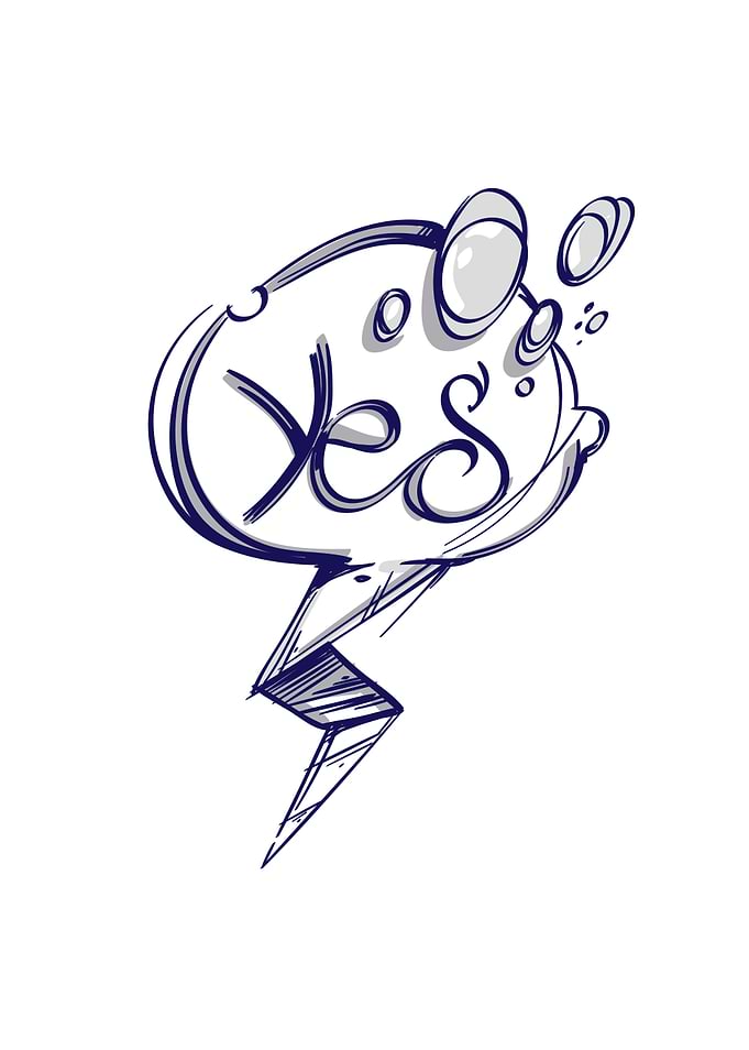 Yes Speech Bubble