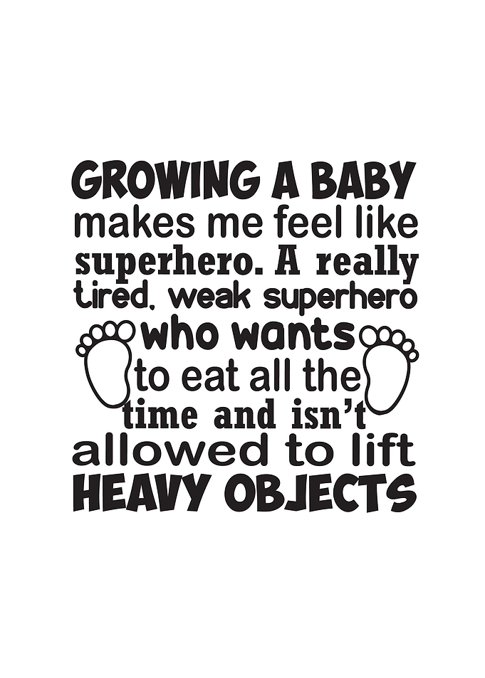 Superhero Pregnant