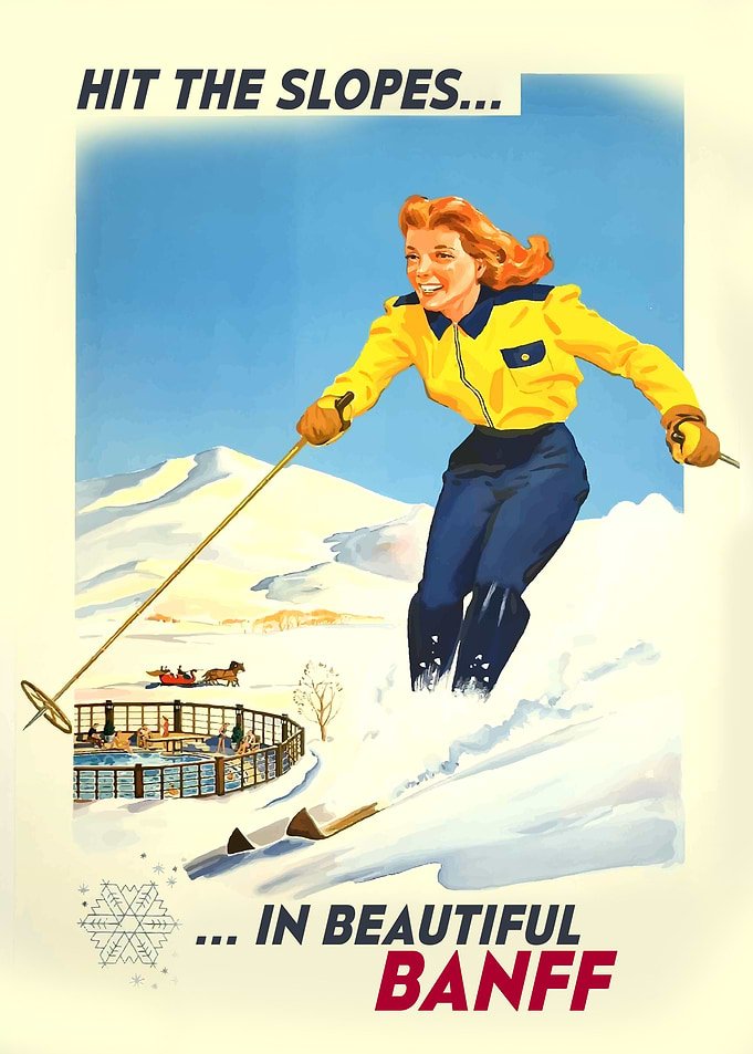 VINTAGE SKIING BANFF