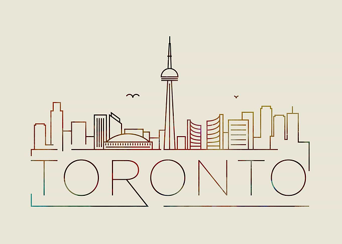 Toronto Thin Line City Art