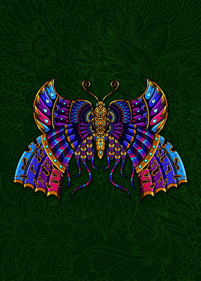 Mandala Butterfly