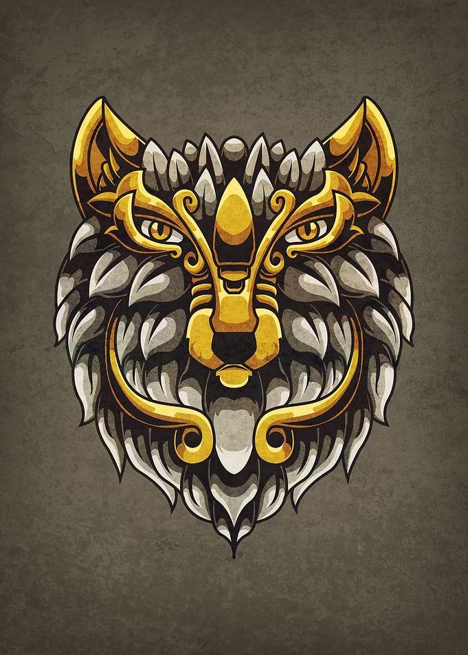 Ornamental Wolf