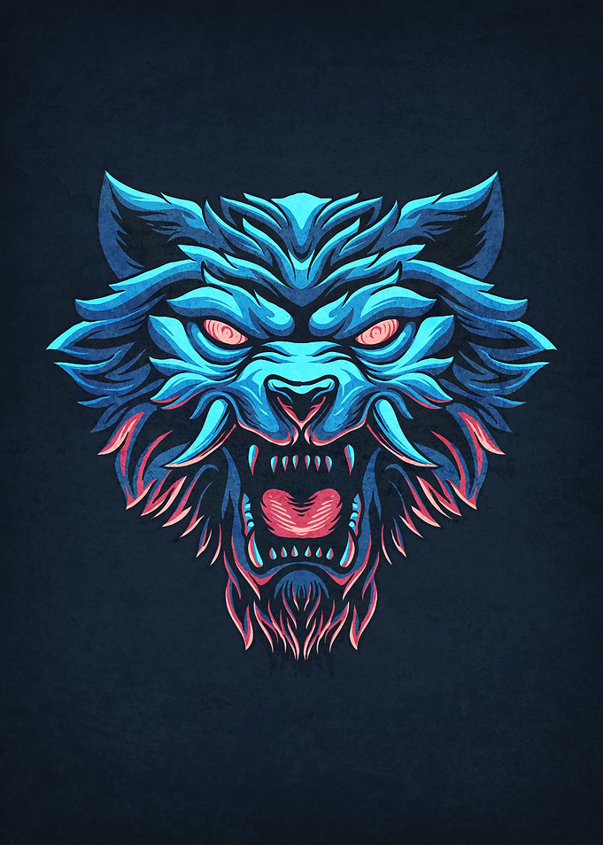 Ornamental Wolf